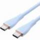 CABLE USB 2.0 TIPO-C VENTION TAWSG/ USB TIPO-C MACHO - USB TIPO-C MACHO/ HASTA 100W/ 480MBPS/ 1.5M/ AZUL