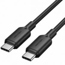 CABLE USB 2.0 TIPO-C 3A VENTION TRCBH/ USB TIPO-C MACHO - USB TIPO-C MACHO/ HASTA 60W/ 480MBPS/ 2M/ NEGRO