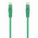 CABLE DE RED RJ45 AWG24 UTP AISENS A145-0579 CAT.6A/ LSZH/ 50CM/ VERDE