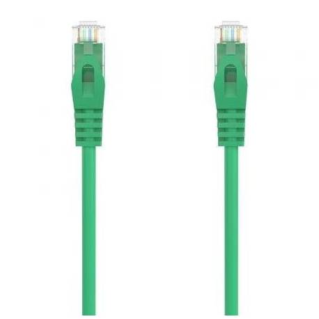 CABLE DE RED RJ45 AWG24 UTP AISENS A145-0579 CAT.6A/ LSZH/ 50CM/ VERDE