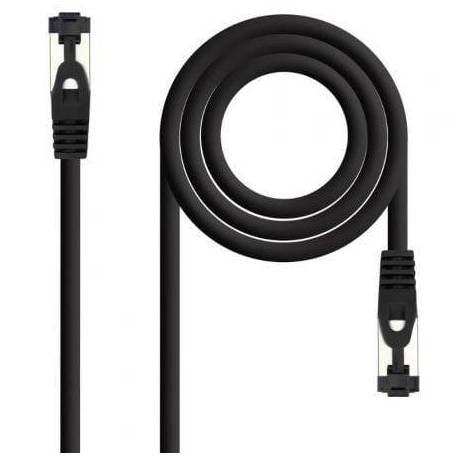 CABLE DE RED RJ45 SSTP NANOCABLE 10.20.2002-BK CAT.8.1/ 2M/ NEGRO