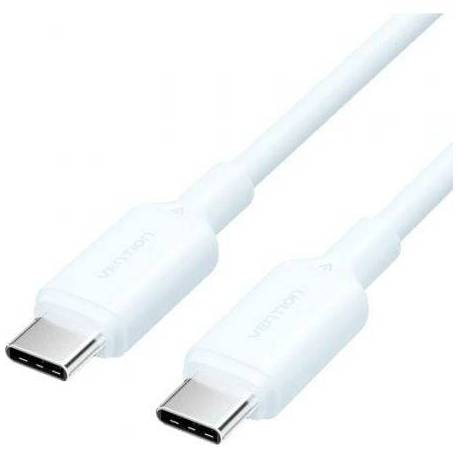 CABLE USB 2.0 TIPO-C 3A VENTION TRCSF/ USB TIPO-C MACHO - USB TIPO-C MACHO/ HASTA 60W/ 480MBPS/ 1M/ AZUL