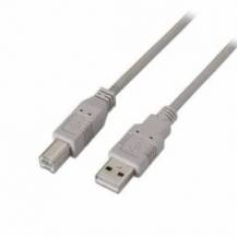 CABLE USB 2.0 IMPRESORA AISENS A101-0004/ USB TIPO-B MACHO - USB MACHO/ 4.5M/ BEIGE