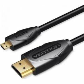 CABLE HDMI VENTION VAA-D03-B300/ HDMI MACHO - MICRO HDMI MACHO/ 3M/ NEGRO