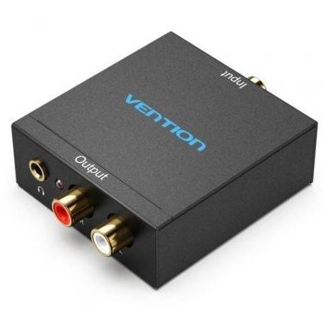 CONVERTIDOR DE AUDIO VENTION BDFB0-EU/ ENTRADA TOSLINK Y RCA/ SALIDA 2X RCA