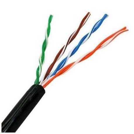 BOBINA DE CABLE RJ45 PARA EXTERIORES UTP AISENS A133-0212 CAT.5E/ 100M/ IMPERMEABLE/ NEGRO