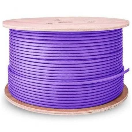 BOBINA DE CABLE RJ45 AWG23 UTP AISENS A135-0749 CAT.6/ LSZH/ 500M/ VIOLETA