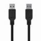 CABLE USB 3.0 AISENS A105-0446/ USB MACHO - USB MACHO/ 1M/ NEGRO