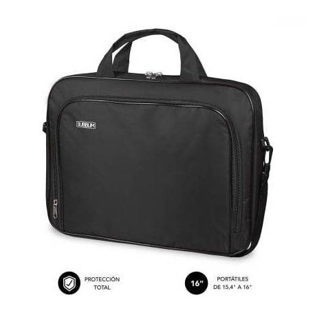 MALETÍN SUBBLIM OXFORD PARA PORTÁTILES HASTA 16'/ NEGRO