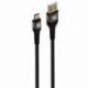 CABLE USB 2.0 TIPO-C FONESTAR USB-CA/ USB TIPO-C MACHO - USB MACHO/ 480MBPS/ 1M/ NEGRO