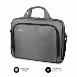 MALETÍN SUBBLIM OXFORD PARA PORTÁTILES HASTA 16'/ GRIS