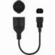ADAPTADOR ALIMENTACIÓN NANOCABLE 10.22.0902/ C14 MACHO - CEE7 HEMBRA/ 50CM/ NEGRO