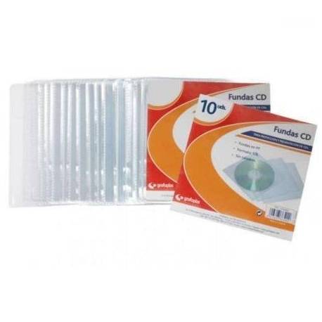 FUNDA CD GRAFOPLÁS 13650000/ 10 UNIDADES