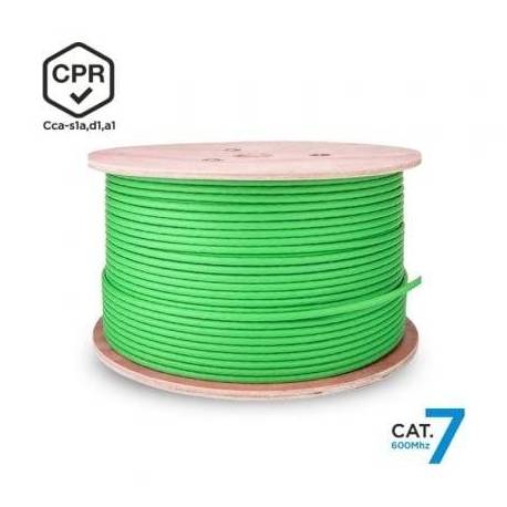 BOBINA DE CABLE RJ45 SFTP AWG23 LSZH CPR CCA AISENS A146-0667 CAT.7/ 305M/ VERDE