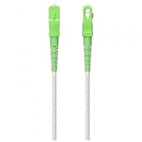 CABLE DE FIBRA ÓPTICA G657A2 3.0 9/125 SMF AISENS A152-0616/ LSZH/ 80M/ BLANCO