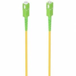 CABLE DE FIBRA ÓPTICA G657A2 3.0 9/125 SMF AISENS A152-0981/ LSZH/ 3M/ AMARILLO