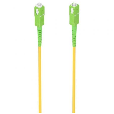 CABLE DE FIBRA ÓPTICA G657A2 3.0 9/125 SMF AISENS A152-0982/ LSZH/ 5M/ AMARILLO