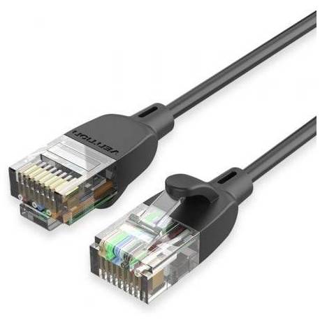 CABLE DE RED RJ45 UTP VENTION IBIBF CAT.6A/ 1M/ NEGRO