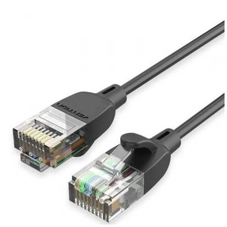 CABLE DE RED RJ45 UTP VENTION IBIBJ CAT.6A/ 5M/ NEGRO