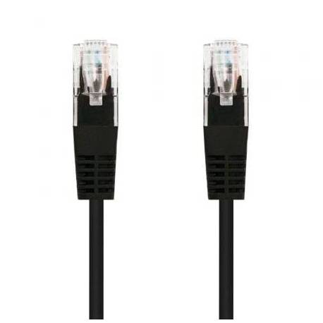 CABLE DE RED RJ45 UTP NANOCABLE 10.20.0105-BK CAT.5E/ 5M/ NEGRO