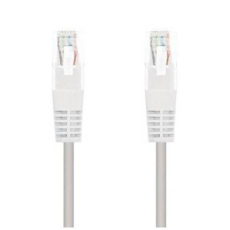 CABLE DE RED RJ45 UTP NANOCABLE 10.20.0105-W CAT.5E/ 5M/ BLANCO