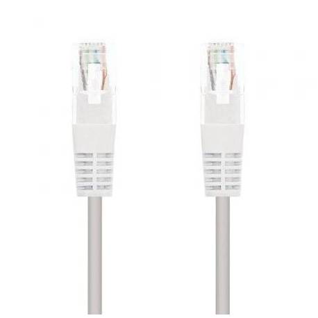 CABLE DE RED RJ45 UTP NANOCABLE 10.20.0400-L25-W CAT.6/ 25CM/ BLANCO