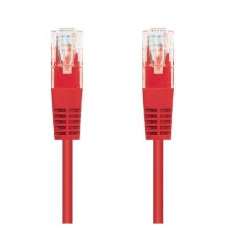 CABLE DE RED RJ45 UTP NANOCABLE 10.20.0401-R CAT.6/ 1M/ ROJO