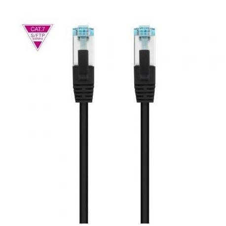 CABLE DE RED RJ45 SFTP NANOCABLE 10.20.1702-BK CAT.7/ 2M/ NEGRO