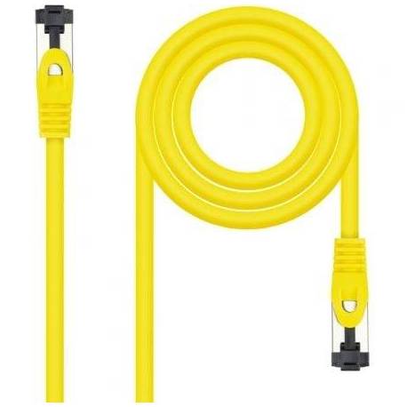 CABLE DE RED RJ45 SSTP NANOCABLE 10.20.2000-L25-Y CAT.8.1/ 25CM/ AMARILLO