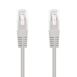 CABLE DE RED RJ45 UTP NANOCABLE 10.20.0401 CAT.6/ 1M/ GRIS