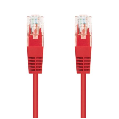 CABLE DE RED RJ45 UTP NANOCABLE 10.20.0402-R CAT.6/ 2M/ ROJO