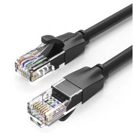CABLE DE RED RJ45 UTP VENTION IBEBH CAT.6/ 2M/ NEGRO