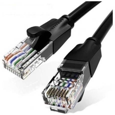 CABLE DE RED RJ45 UTP VENTION IBEBK CAT.6/ 8M/ NEGRO