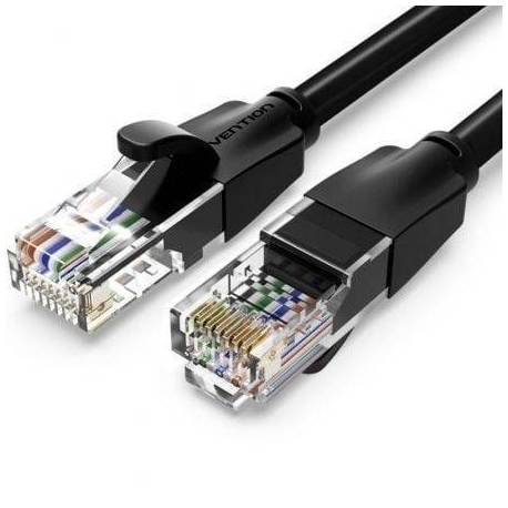 CABLE DE RED RJ45 UTP VENTION IBEBS CAT.6/ 25M/ NEGRO