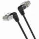 CABLE DE RED RJ45 UTP VENTION IBOBF CAT.6A/ 1M/ CABEZA ROTATORIA 360º/ NEGRO