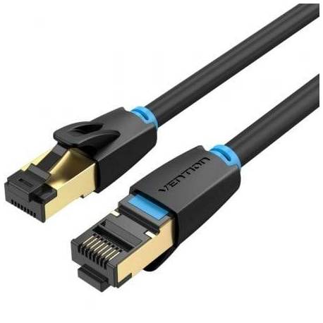 CABLE DE RED RJ45 SFTP VENTION IKABG CAT.8/ 1.5M/ NEGRO