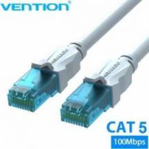 CABLE DE RED RJ45 UTP VENTION VAP-A10-S1500 CAT.5E/ 15M/ AZUL Y BLANCO