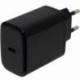 CARGADOR DE PARED GAN FONESTAR POWER-C-65/ 1XUSB TIPO-C/ 65W/ NEGRO