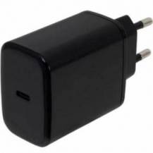 CARGADOR DE PARED GAN FONESTAR POWER-C-65/ 1XUSB TIPO-C/ 65W/ NEGRO