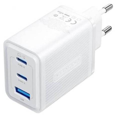 CARGADOR DE PARED GAN VENTION FERW0-EU/ 2XUSB TIPO-C/ 1XUSB/ 65W