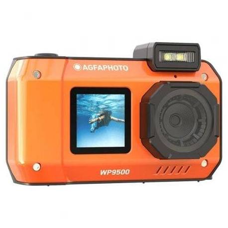CÁMARA DIGITAL DEPORTIVA AGFAPHOTO REALISHOT WP9500/ 24MP/ NARANJA