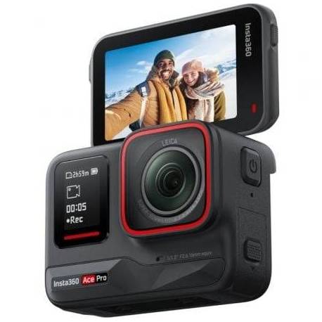 CÁMARA DIGITAL DEPORTIVA INSTA360 ACE PRO/ 8K/ ÁNGULO DE VISIÓN 180º/ NEGRA
