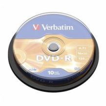 DVD-R VERBATIM ADVANCED AZO 16X/ TARRINA-10UDS
