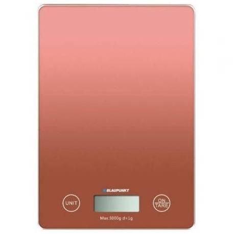 BÁSCULA DE COCINA ELECTRÓNICA BLAUPUNKT BP4013/ HASTA 5KG/ NARANJA CLARO