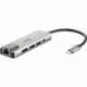 DOCKING USB TIPO-C D-LINK DUB-M520/ 2XUSB/ 1XUSB TIPO-C/ 1XHDMI 4K/ 1XRJ45/ 1XTHUNDERBOLT/ GRIS