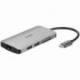 DOCKING USB TIPO-C D-LINK DUB-M810/ 3XUSB/ 1XUSB TIPO-C/ 1XTHUNDERBOLT/ 1XHDMI 4K/ 1XRJ45/ 1XLECTOR TARJETAS/ GRIS