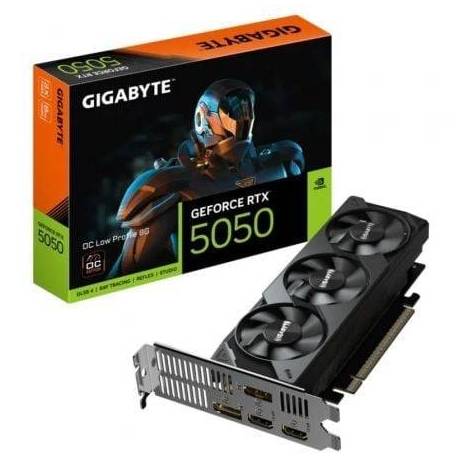 TARJETA GRÁFICA GIGABYTE GEFORCE RTX 5050 OC LOW PROFILE/ 8GB GDDR6/ COMPATIBLE CON PERFIL BAJO