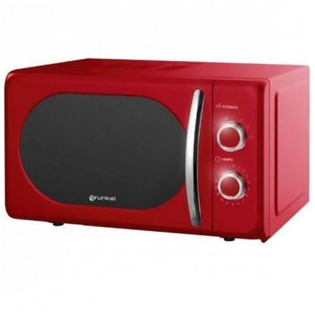 MICROONDAS GRUNKEL VINTAGE MW-20ROJO/ 700W/ CAPACIDAD 20L/ ROJO