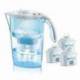 PACK JARRA FILTRANTE LAICA STREAM LINE/ 2.3L/ BLANCA/ JARRA + 3 FILTROS BI-FLUX