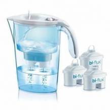 PACK JARRA FILTRANTE LAICA STREAM LINE/ 2.3L/ BLANCA/ JARRA + 3 FILTROS BI-FLUX